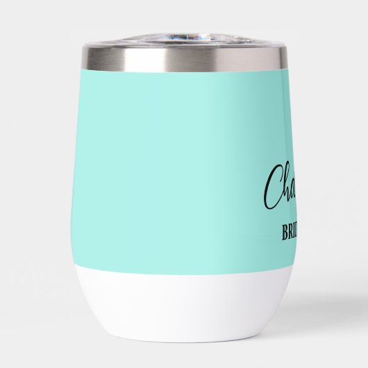 Elegant Bride & Co. Bridal Shower Teal (正面)