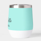 Elegant Bride & Co. Bridal Shower Teal (背面)