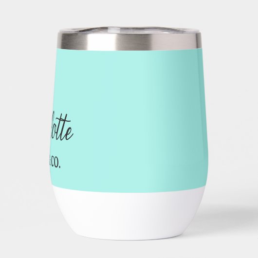 Elegant Bride & Co. Bridal Shower Teal (背面)