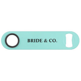 Elegant Bride & Co. Bridal Shower Teal スピード栓抜き