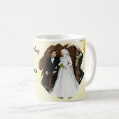 Elegant Bridesmaid Gift Mug コーヒーマグカップ (正面右)