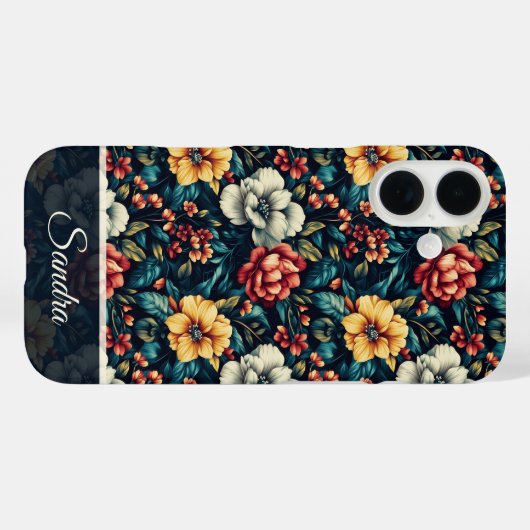 Elegant Bridesmaid Gift Rose Custom Case-Mate iPhoneケース (裏面 (横))