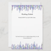 Elegant Bridgerton Wedding Invitation 招待状 (裏面)