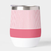 Elegant Bright Pink Striped Wedding (右面)