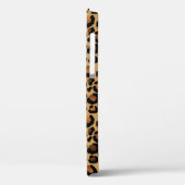 Elegant Brown Leopard Spots Wild Animal Glam Case-Mate iPhoneケース (裏面 / 左)