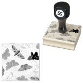 Elegant Brush Art Background — Modern Artistic Inv ラバースタンプ (押印)