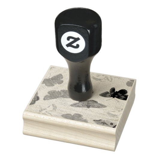 Elegant Brush Art Background — Modern Artistic Inv ラバースタンプ (スタンプ)