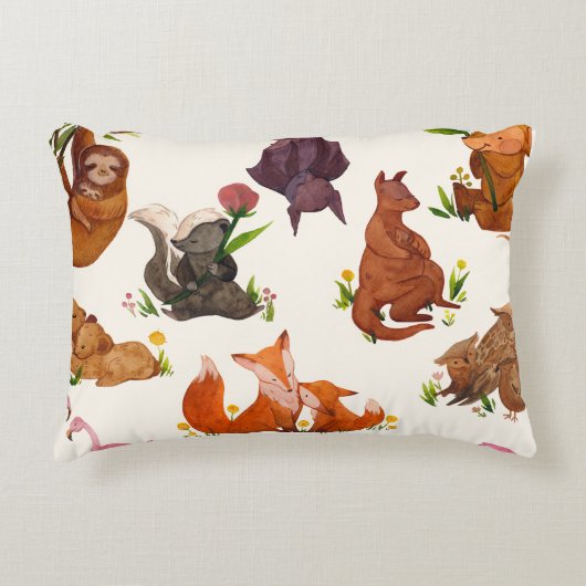 Elegant Brushed Polyester Decorative Throw Pillow アクセントクッション (正面)