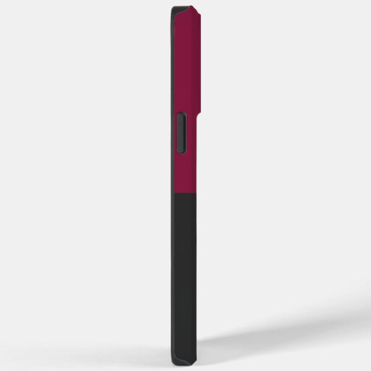 Elegant Burgundy and Black Monogram Case-Mate iPhoneケース (裏面 / 右)