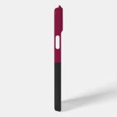 Elegant Burgundy and Black Monogram Case-Mate iPhoneケース (裏面 / 右)