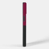Elegant Burgundy and Black Monogram Case-Mate iPhoneケース (裏面 / 右)