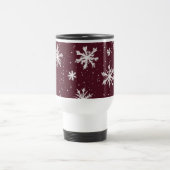 Elegant Burgundy Christmas Gift トラベルマグ (中央)