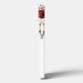 Elegant Burgundy Flowers Case-Mate iPhoneケース (裏面 / 左)