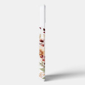 Elegant Burgundy Flowers Case-Mate iPhoneケース (裏面 / 右)