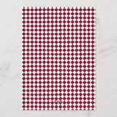 Elegant Burgundy Love Is in the Air Bridal Shower 招待状 (裏面)