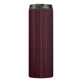 Elegant Burgundy Tartan タンブラー (裏面)
