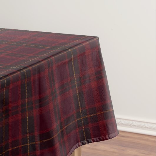 Elegant Burgundy Tartan テーブルクロス (インサイチュ)