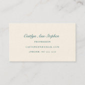 Elegant Business Card 名刺 (正面)
