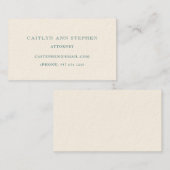 Elegant Business Card 名刺 (正面/裏面)