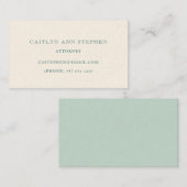 Elegant Business Card 名刺 (正面/裏面)