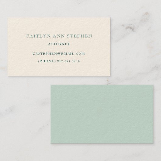 Elegant Business Card 名刺 (正面/裏面)