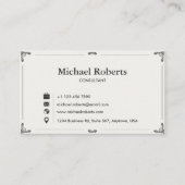 Elegant Business Card 名刺 (正面)