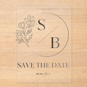 Elegant Business Celebration Invitation アクリル招待状 (正面)