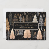 Elegant Business Corporate Christmas Holiday Card シーズンカード (正面)