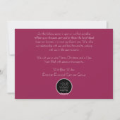 Elegant Business Corporate Christmas Holiday Card シーズンカード (裏面)