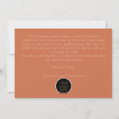 Elegant Business Corporate Christmas Holiday Card シーズンカード (裏面)
