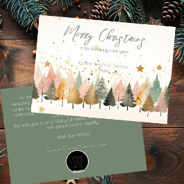 Elegant Business Corporate Christmas Holiday Card シーズンカード