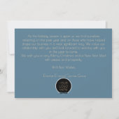 Elegant Business Corporate Christmas Holiday Card シーズンカード (裏面)