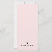 Elegant Business Personalized Gift Certificate (裏面)