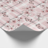 Elegant Butterfly Blossom (2) ラッピングペーパー (角)