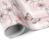 Elegant Butterfly Blossom (2) ラッピングペーパー (ロールコーナー)