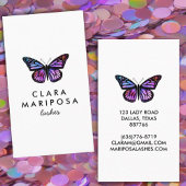 Elegant Butterfly Monarch Beauty Lashes 名刺
