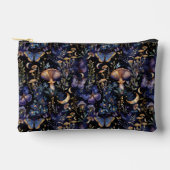 Elegant Butterfly Moths Floral Pattern アクセサリーポーチ (正面)