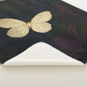Elegant Butterfly Sherpa Blanket シェルパブランケット (3/4)