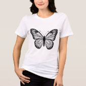Elegant Butterfly T-Shirt for Women  トライブレンドＴシャツ (正面)