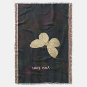 Elegant Butterfly Throw Blanket スローブランケット (正面縦)