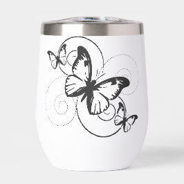 “Elegant Butterfly Water bottle**