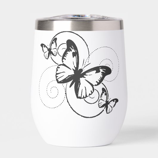 “Elegant Butterfly Water bottle** (正面)