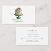 Elegant Cake Bakery 名刺 (正面/裏面)