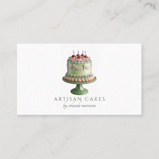 Elegant Cake Bakery 名刺 (正面)
