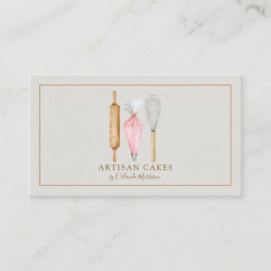 Elegant Cake Bakery 名刺 (正面)