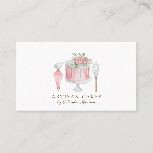Elegant Cake Bakery  名刺 (正面)