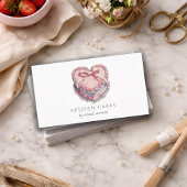 Elegant Cake Bakery Heart Cake 名刺