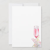 Elegant Calligraphy Brunch & Bubbly Bridal Shower 招待状 (裏面)