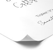 Elegant Calligraphy Card and Gift ポスター (角)