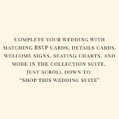 Elegant Calligraphy Old Money Aesthetic Wedding アクリル招待状